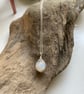 Moonstone Necklace. Sterling silver moonstone necklace. - Image 2