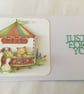 Any occasion card. 'Just for you' card. Handmade card. Funfair. Ref 011.  - Image 4