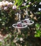 Planet saturn drop earings 
