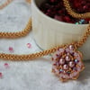 Pink and Gold Ninouk pendant