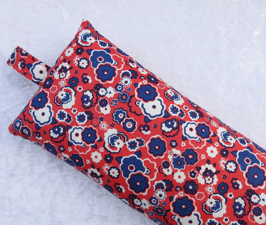 Keyboard wrist support, wrist rest, made from Liberty cotton, retro