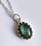 Sterling Silver Labradorite Necklace Blue Flash Oval Gemstone Jewellery Gift - Image 4