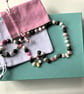 Freshwater Baroque Pearl Multi-coloured Necklace  Traditionally knotted in silk - Image 8