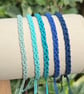 Micro Macrame Bracelet Rhombus Design - Friendship gift - Image 2