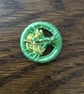 Dorset Posy Brooch, Bright Green with Yellow, P30 - Image 3
