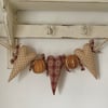 Dried orange and heart garland