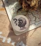 Wooden Sheep Skull Pin Badge - Image 2