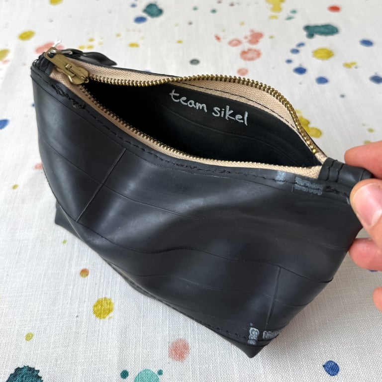 Unlined Inner Tube Bag - Tan Zip - Prototype - Super Seconds