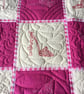 Raspberries and Cream. Quilt for Girl or Young Lady. Shoes, Fashion and Dance. - Image 5