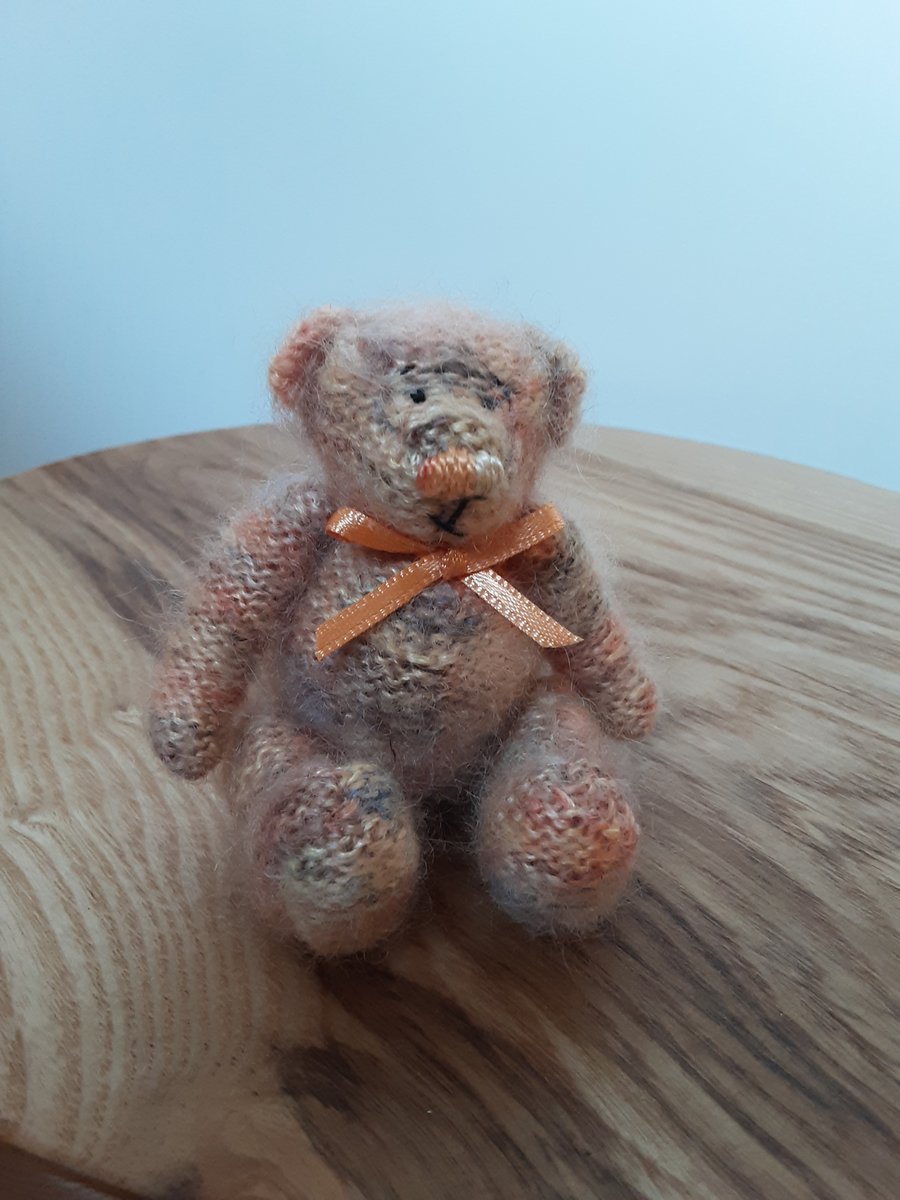 Hand knitted collectors Teddy Bear