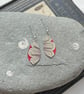 Art Deco style recycled tin earrings  - Image 1