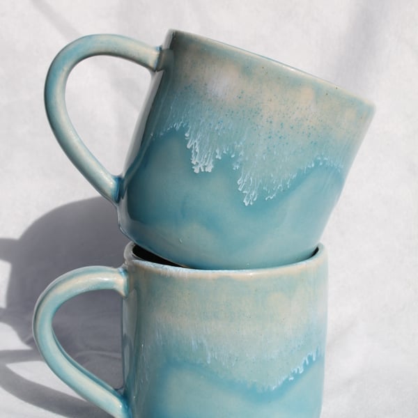 Handmade Ceramic Ocean Mug