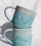 Handmade Ceramic Ocean Mug
