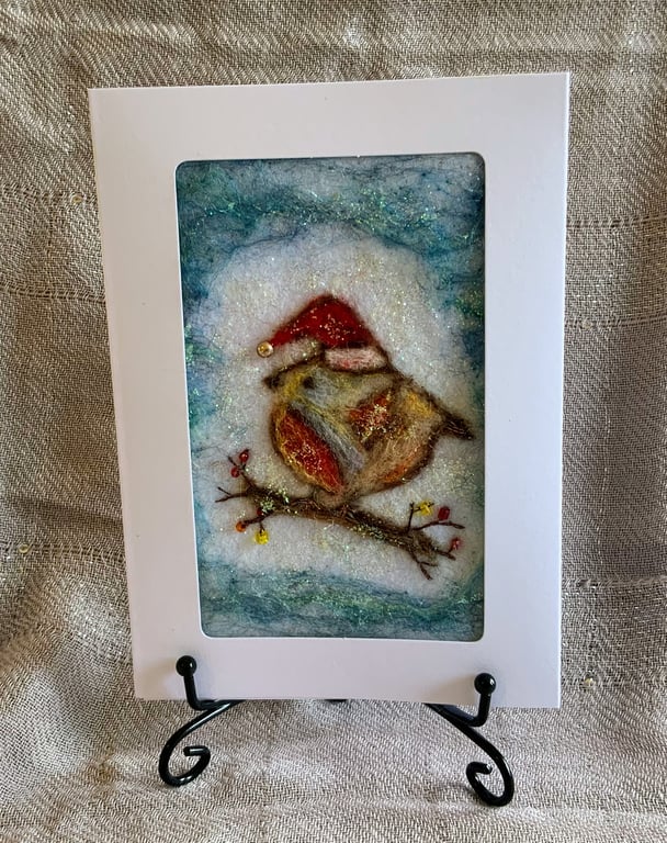Winter Robin Christmas Card