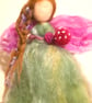 Felted Fairy - Mossy Fairywings - Image 3