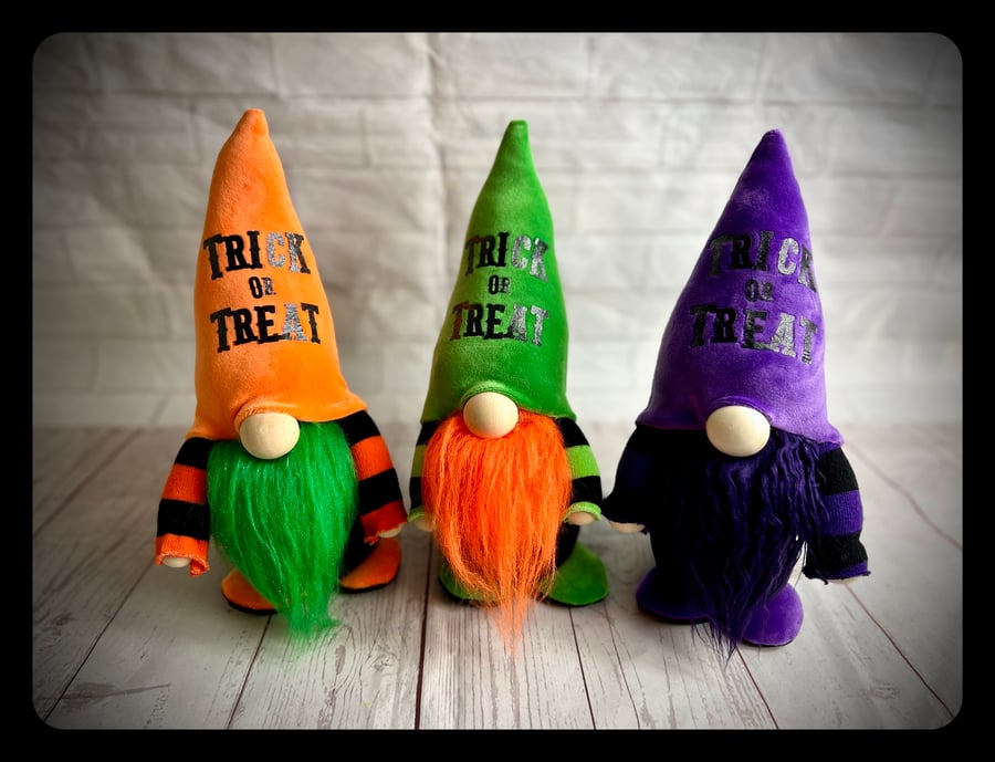 Trick or Treat Halloween Gonk, Nordic, Gnome, Swedish Tomte