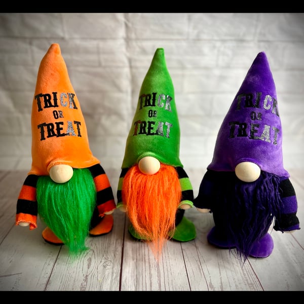 Trick or Treat Halloween Gonk, Nordic, Gnome, Swedish Tomte
