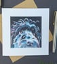 Black Cockapoo Card - Blank for any occasion. - Image 1