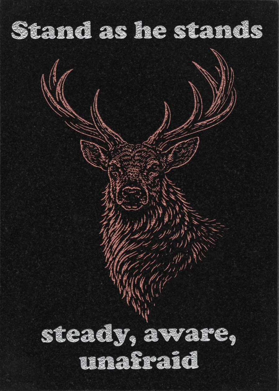  Stand as He Stands - Nature Wisdom  (Stag)