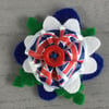 Jubilee Flower Hair Slide 