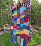 Chunky cosy hand knitted blanket  - Image 10