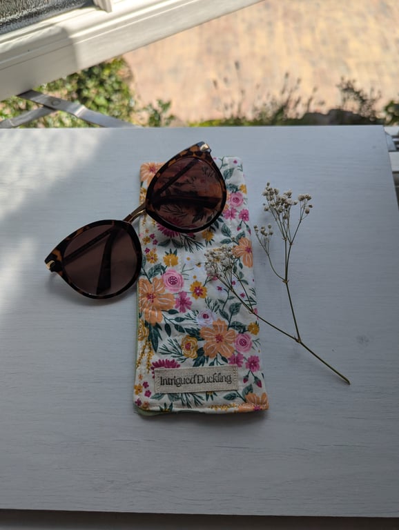 Sunglass cases - cottage core floral 