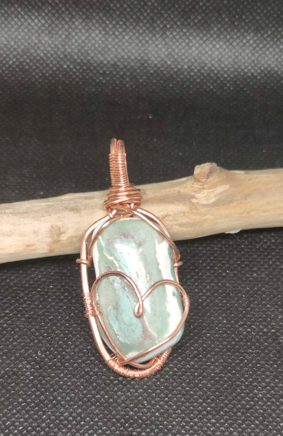 Green Sardonyx pendant 