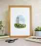 Scrabo Tower Ards Co. Down Northern Irish Art Print - Image 3