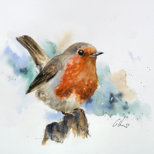 Robin, Professional Giclée Print.