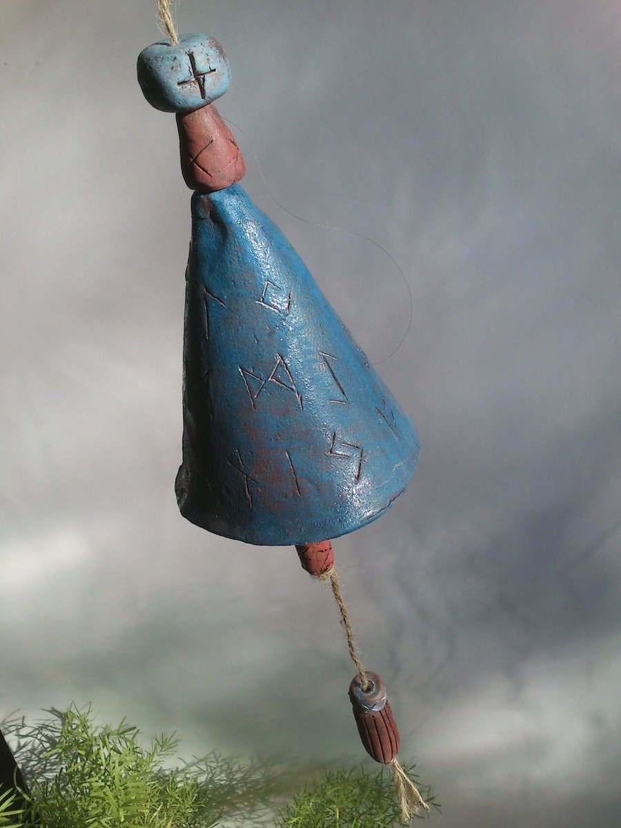 Midnight blue Rune Bell