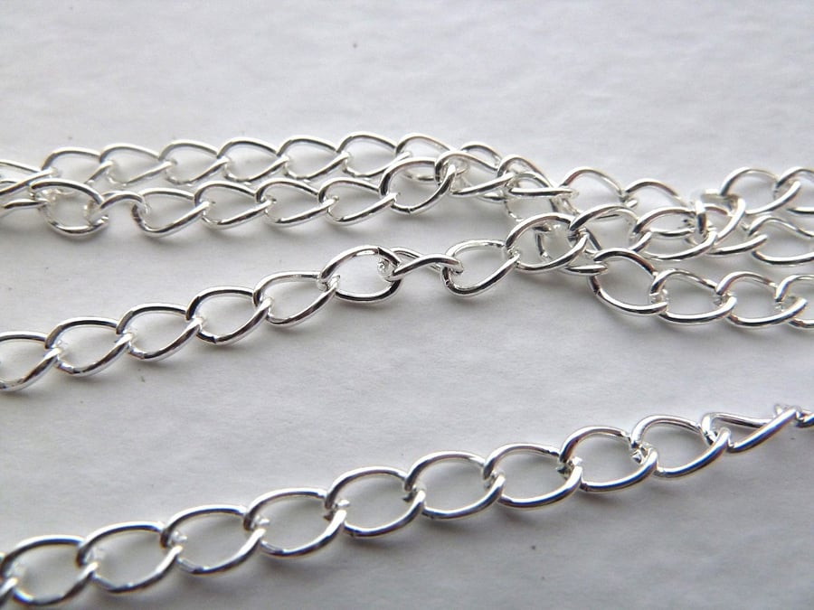 silver plated chain