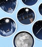 Moon Gazing Hare Die Cut Sticker Pack - Image 8