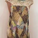 Jade Moss Voile Diamonds Dress
