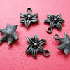 Antique Bronze Starfish  Charm -2pcs