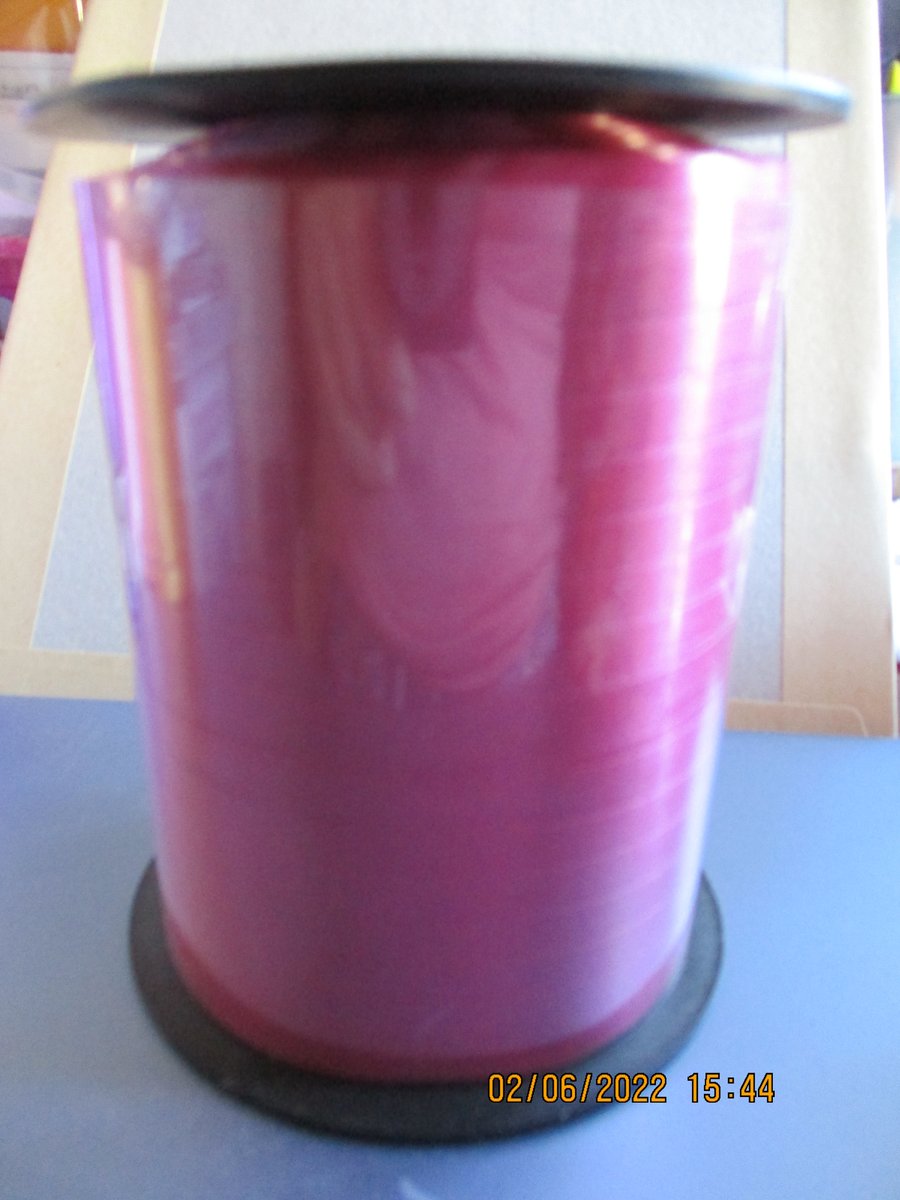7mm Pink Curling Ribbon