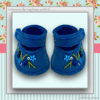 Cornflower Blue Embroidered Shoes
