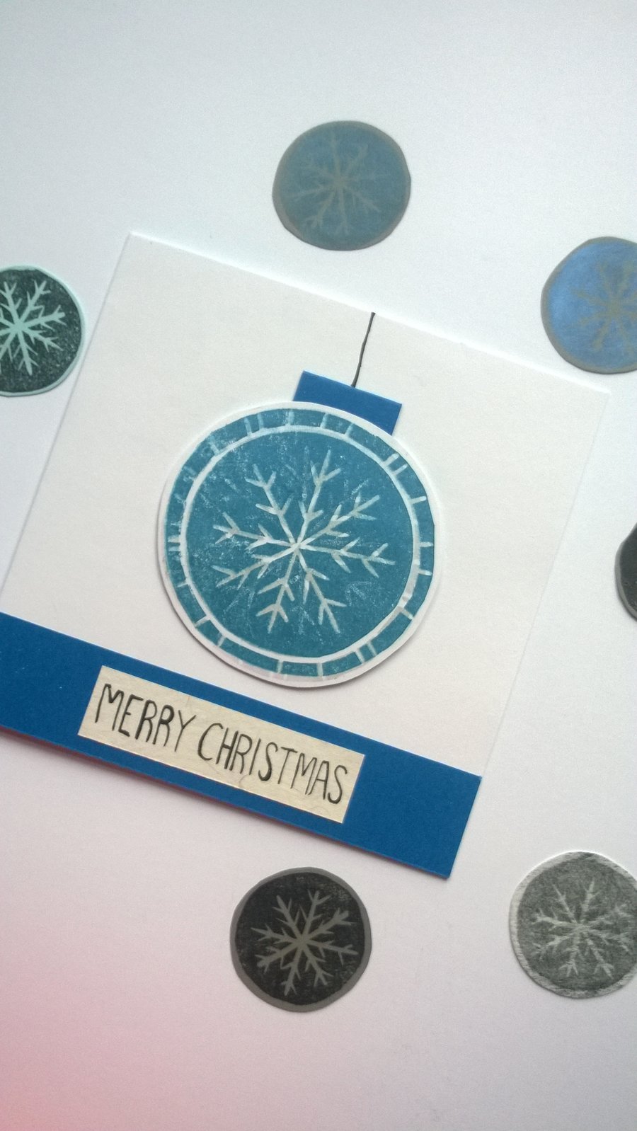 Snowflake Decoration card