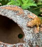 Stoneware planter with lizards - Image 4