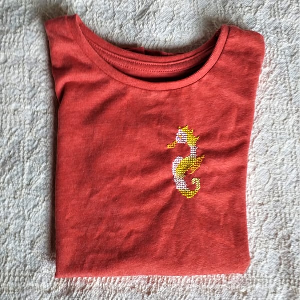 Seahorse T-shirt Age 4-5