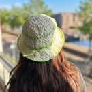 Bucket hat,summer hat,handmade hat