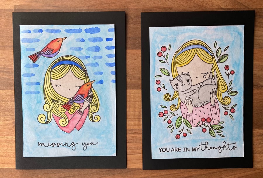 Just Because "Missing You" Card