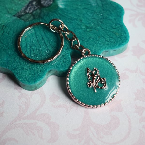 Butterfly Keyring