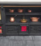 Dolls House Miniature Kitchen Range Cooking Stove 