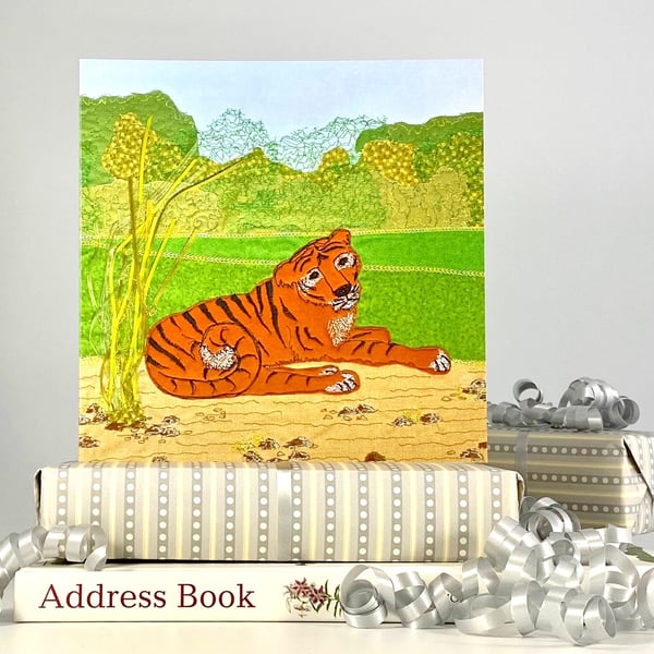 Tiger birthday card