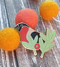 Bullfinch Hard Enamel Lapel Pin - Image 1
