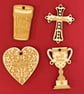 'Well done' trophy card with detachable decoration - Image 3