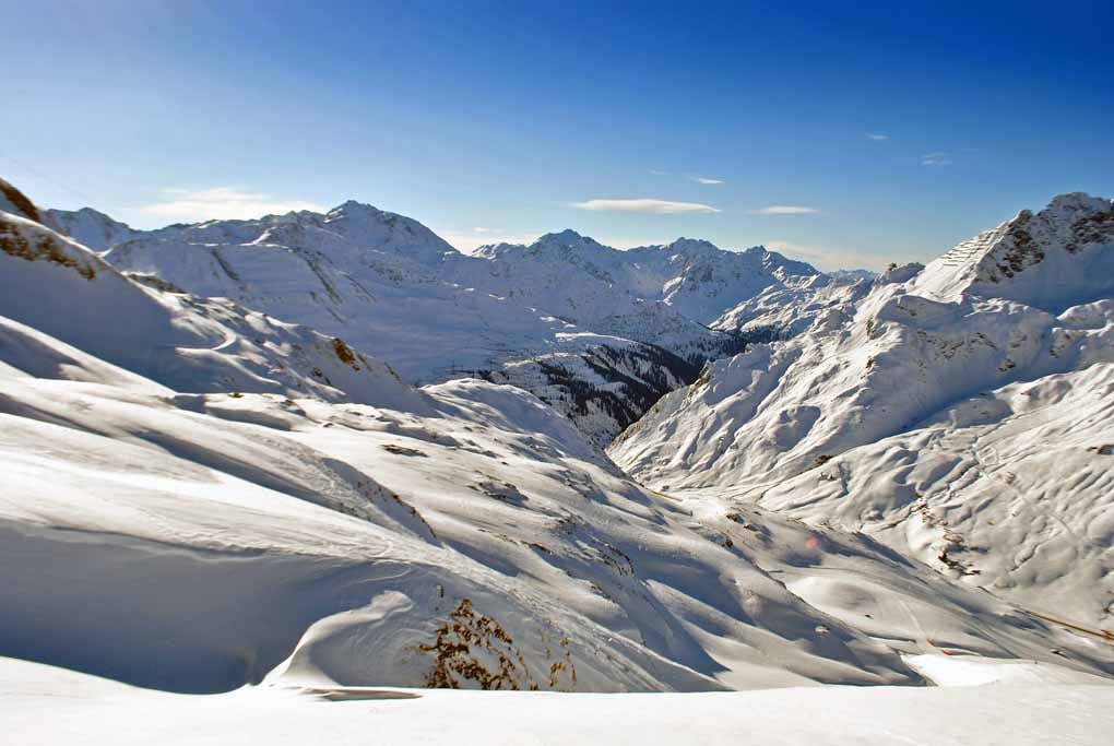 Zurs Lech Am Arlberg Austrian Alps Austria 12"x18" Print