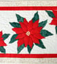  Poinsettia Pattern Runner Quilt  - Image 6