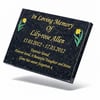 Grave Memorial Plaque Slanted Grave Stone Cemetery Plaque Remembrance Plaque 