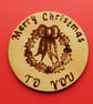 Christmas wreath coaster - Image 4